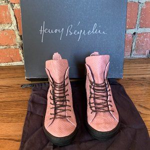 *NIB* Henry Beguelin High Top Sneakers RARE EU 37